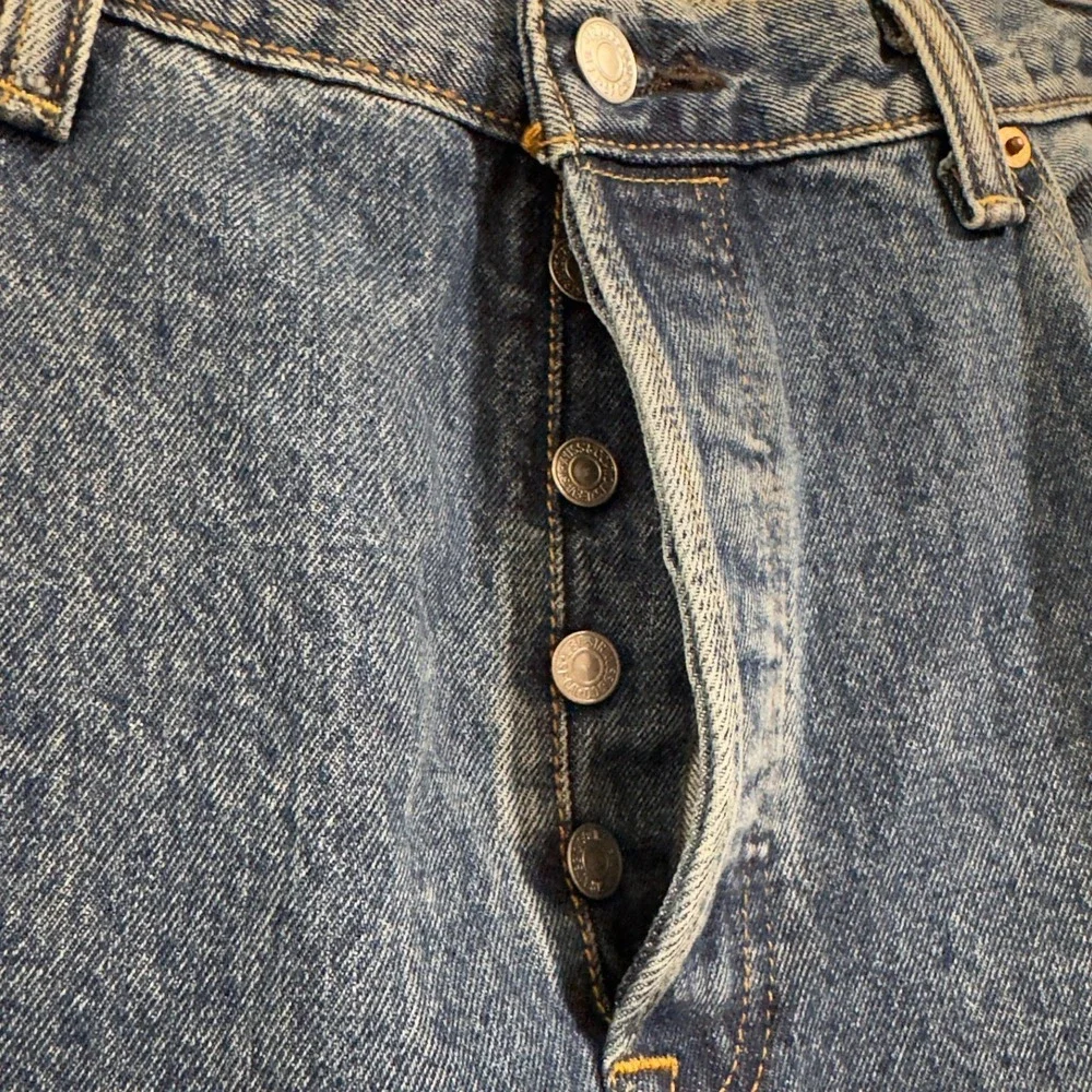 Vintage Men's Levis 501 Original Fit‎ Jeans Straight Leg Button Fly 36x34